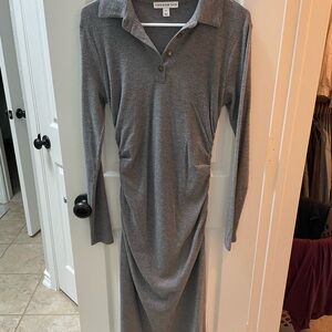 a new day Charcoal Long Sleeve Dress